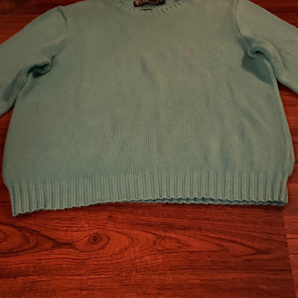 Ralph Lauren Mint Green Crewneck Sweater - Picture 6 of 8
